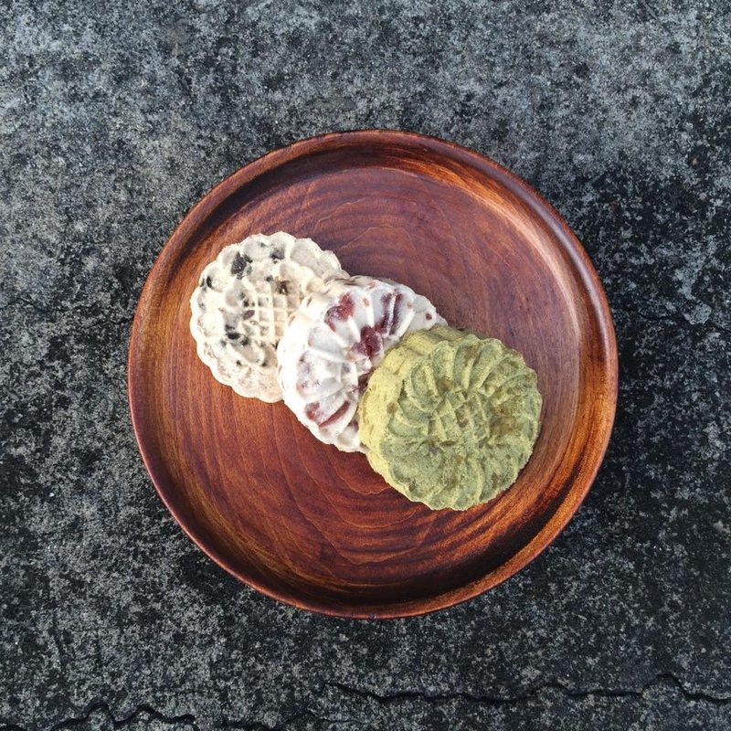 生漆木盘 no.2 - 浅碟/小碟子 - 木头 咖啡色