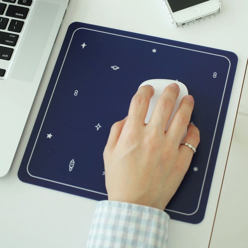 Dessin x 2NUL-小时光空间鼠标垫-小宇宙,TNL83836 - 鼠标垫 - 塑料 蓝色