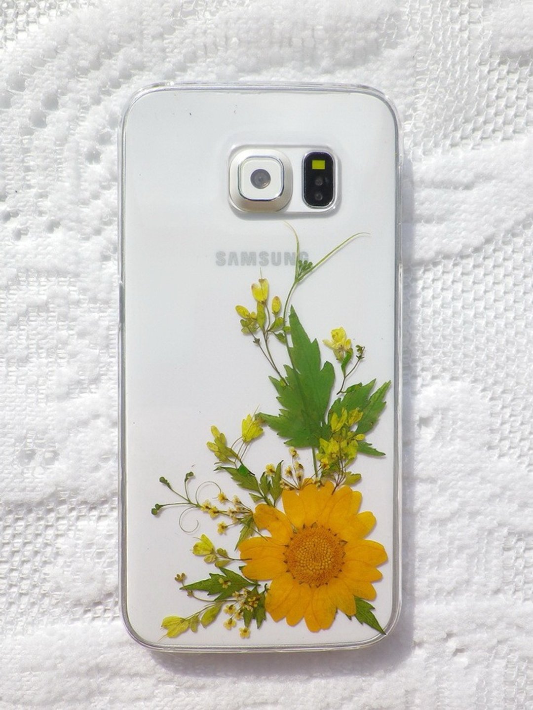 Anny's workshop手作押花手机保护壳，适用于Samsung Galaxy S6 Edge case - 手机壳/手机套 - 纸 