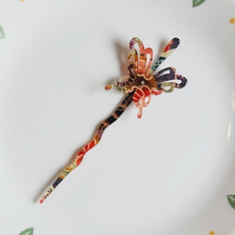 古彩蝶,蝴蝶发簪,发插-紫 - 发饰 - 压克力 紫色