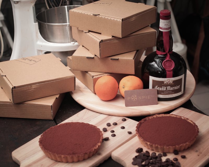 焦糖香橙巧克力澎派 - 蛋糕/甜点 - 新鲜食材 咖啡色