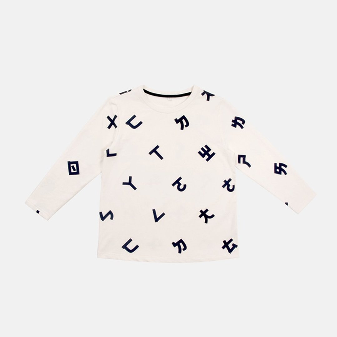 【HEYSUN】台湾人的秘密字/注音符号研究小组 / 印花T-shirt - 女装 T 恤 - 其他材质 白色