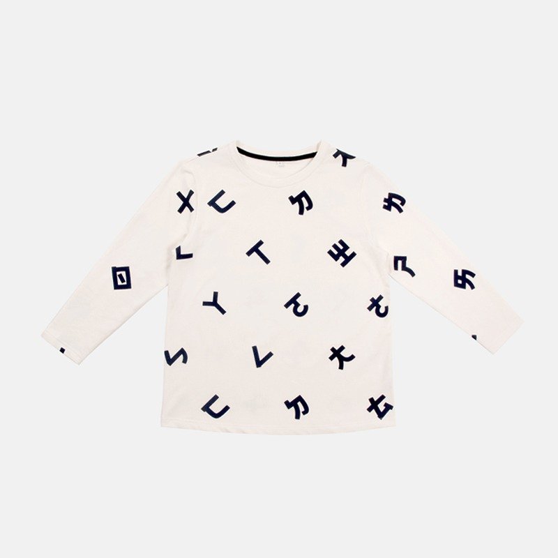 【HEYSUN】台湾人的秘密字/注音符号研究小组 / 印花T-shirt - 女装 T 恤 - 其他材质 白色