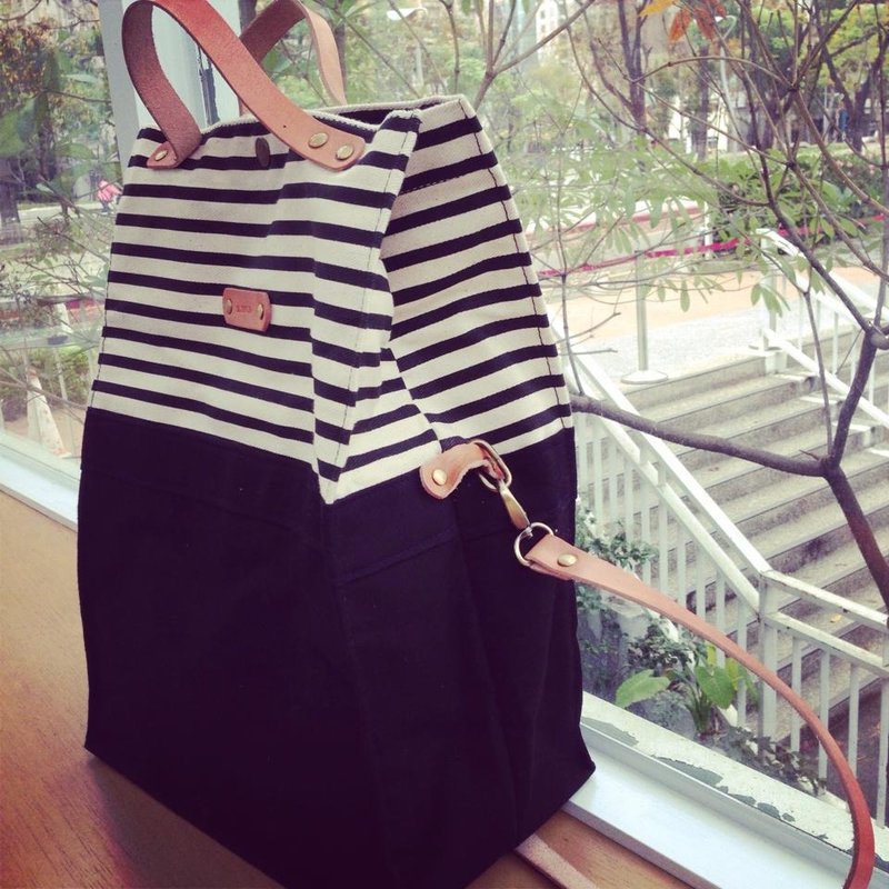 zakka帆布 手作书包 - 侧背包/斜挎包 - 其他材质 