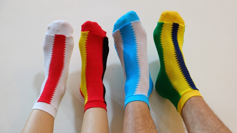 MOYＡ凑袜子 巴西 右1 一双 满300$随机赠送圣诞节发圈 - 袜子 - 其他材质 多色