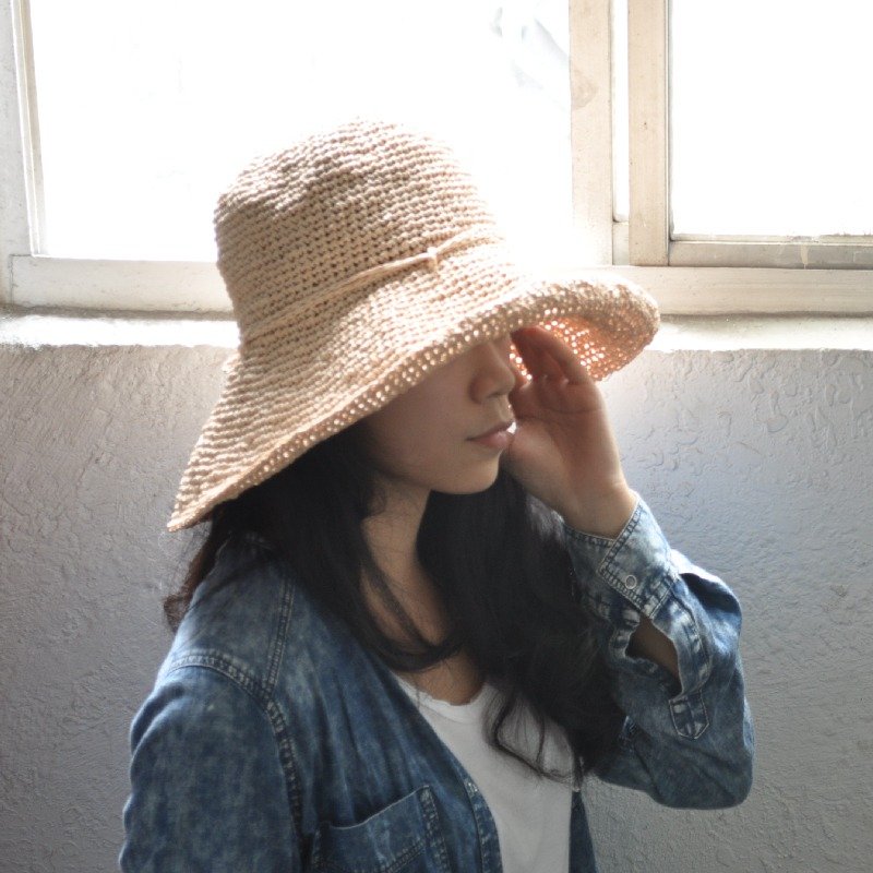 ＊材料包－轻便卷心遮阳帽 - 其他 - 其他材质 