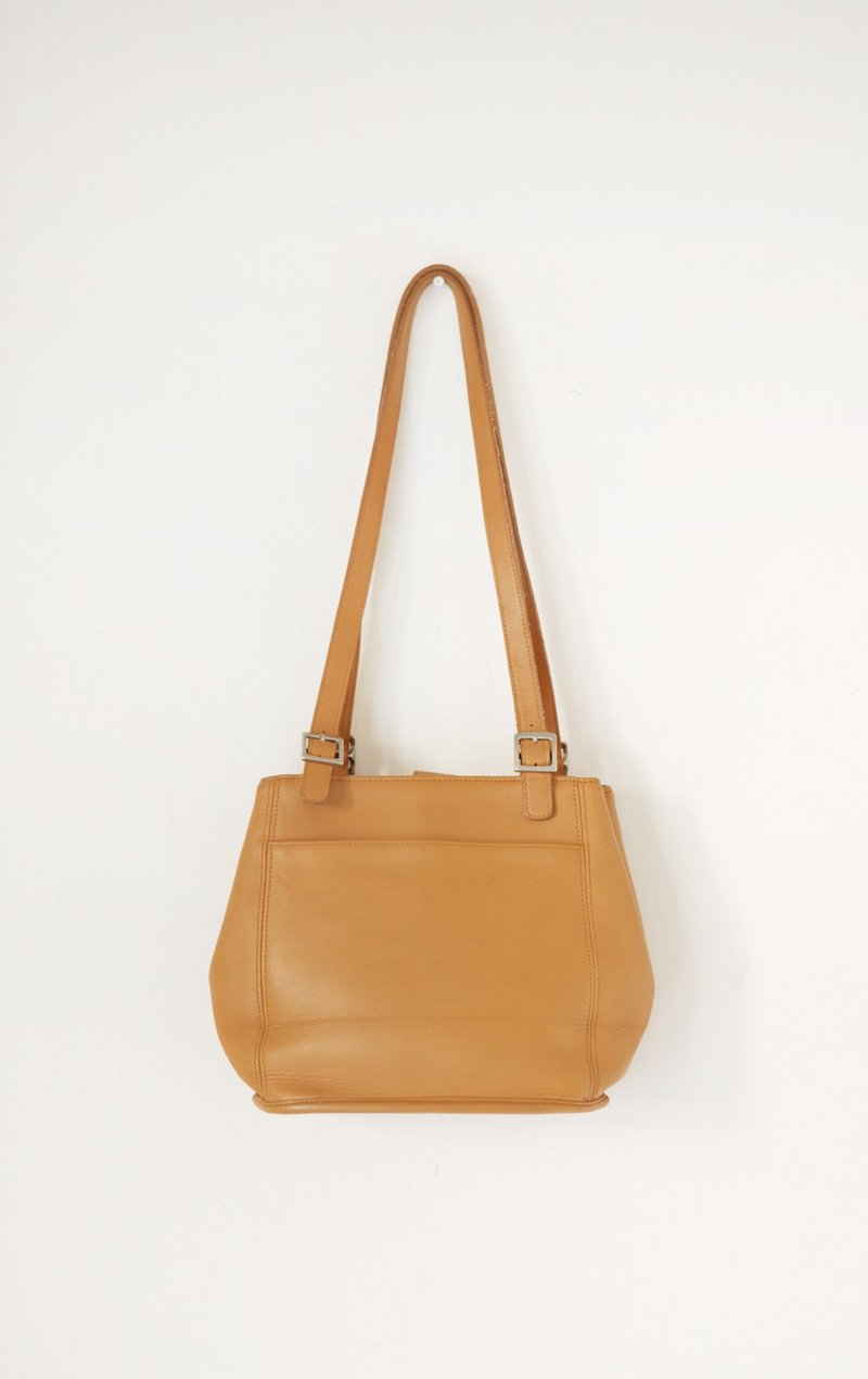 A ROOM MODEL - VINTAGE，BA-0472 COACH咖啡色牛皮肩背包 复古着下北泽 - 侧背包/斜挎包 - 真皮 