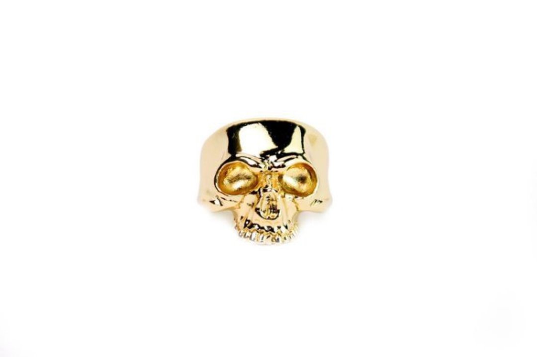 【METALIZE】国王骷髅戒指 KING SKULL RING - 戒指 - 其他金属 