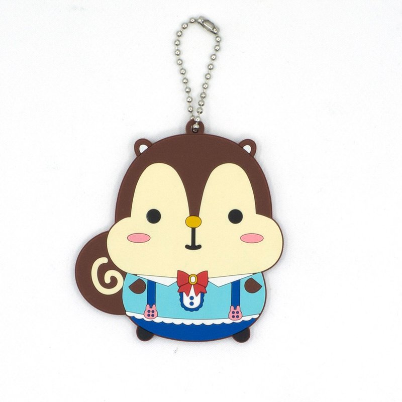 Squly PVC 匙扣 - 爱丽丝梦游仙境 - E049SQS - 钥匙链/钥匙包 - 塑料 咖啡色