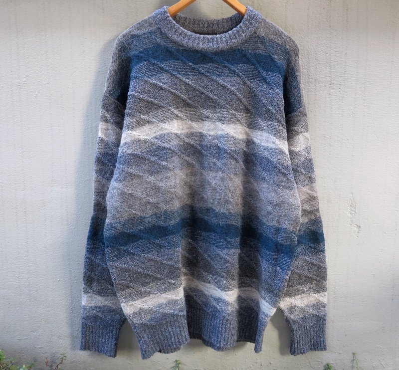 FOAK古着 蓝海毛衣 - 男装针织衫/毛衣 - 其他材质 蓝色