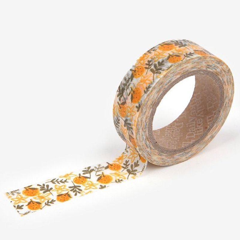 Dailylike-单卷纸胶带26-橙橘,E2D20592 - 纸胶带 - 纸 黄色