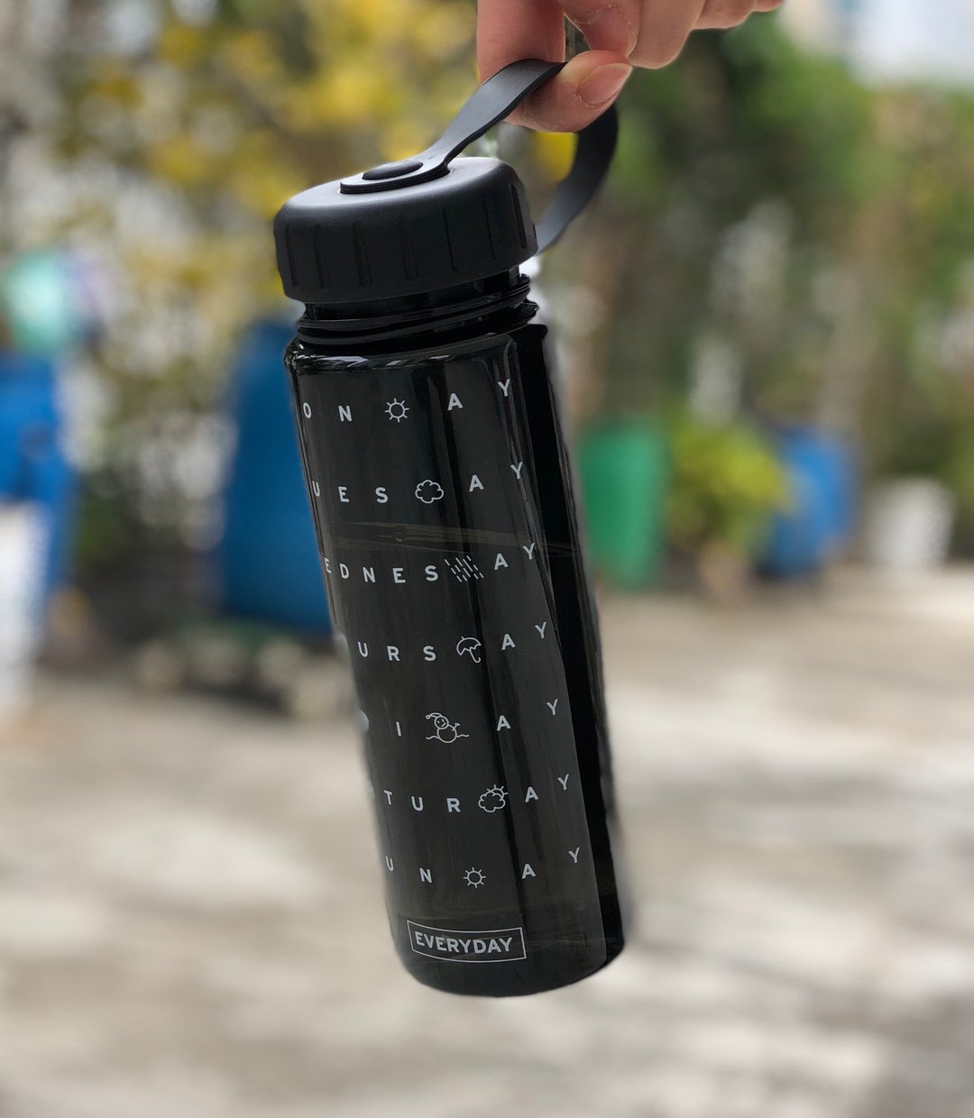 WEMUG EVERYDAY 美国Tritan 夏日户外运动水瓶 - 水瓶/水壶 - 塑料 黑色