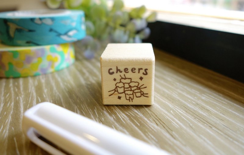 迪梦奇 - 发现小熊生活印章 [cheer] - 印章/印台 - 木头 卡其色