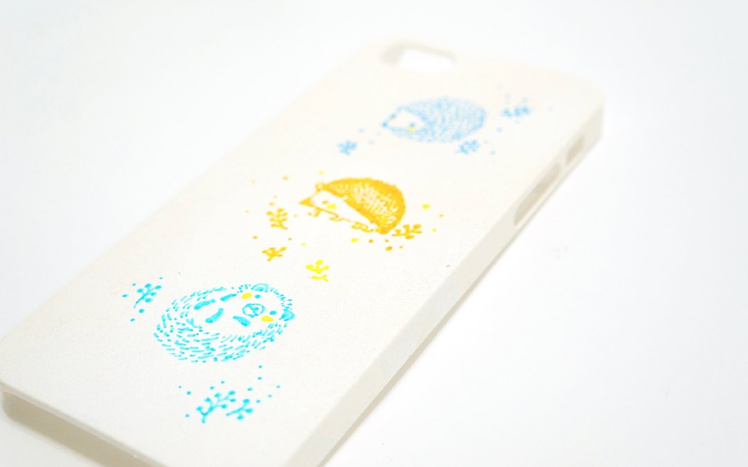 【这次不刺】Apple iphone5/5S 纯手绘手机殻 （可定制iPhone 6 &amp; 6S ） - 手机壳/手机套 - 塑料 白色