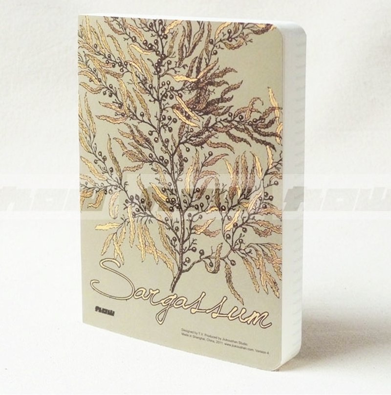 九口山原创320Page白纸方格裸装 - 海藻 - 笔记本/手帐 - 纸 卡其色