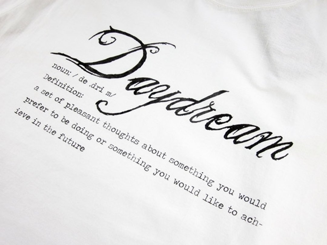 My Daydream Workshop 复古图案白色TEE - 中性连帽卫衣/T 恤 - 其他材质 白色