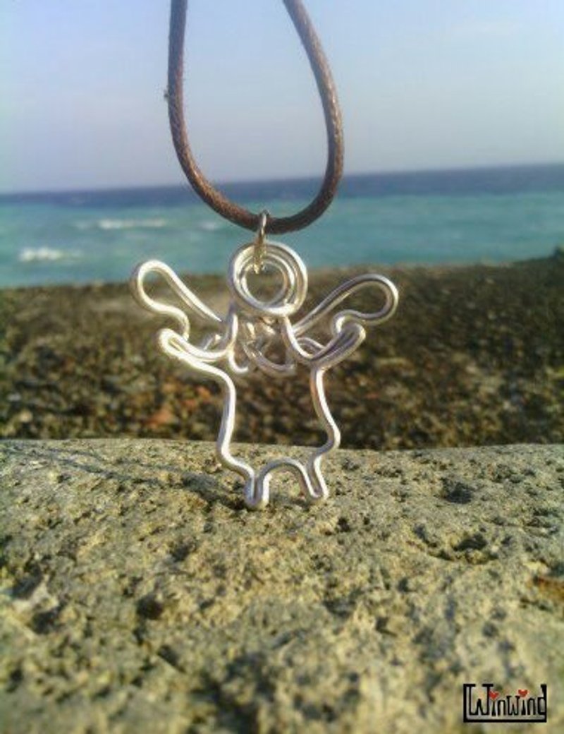 铝型。天使的祝福 - 项链 - 其他金属 