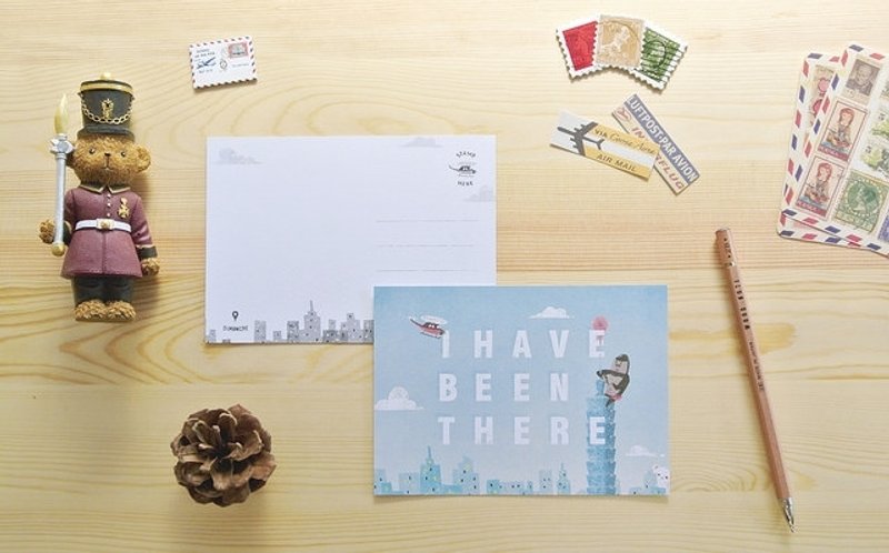 迪梦奇 I Have Been There 打卡票根明信片 - 金刚 - 卡片/明信片 - 纸 多色