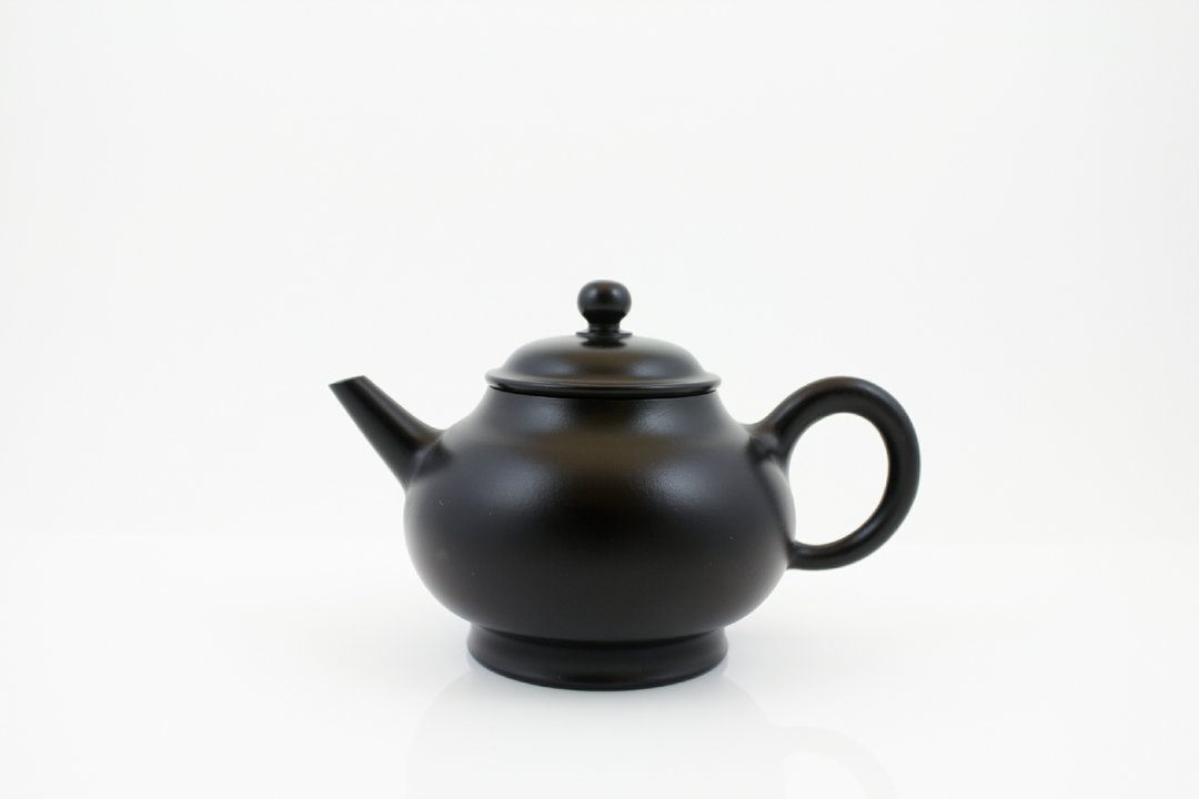 渗碳 灯形壶 - 茶具/茶杯 - 陶 黑色