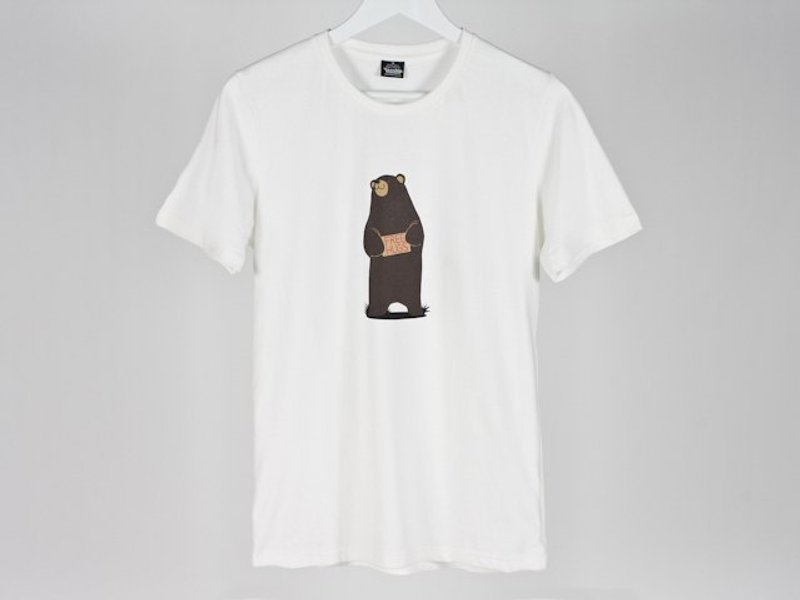 熊抱 Free Hug 男生 - 男装上衣/T 恤 - 棉．麻 