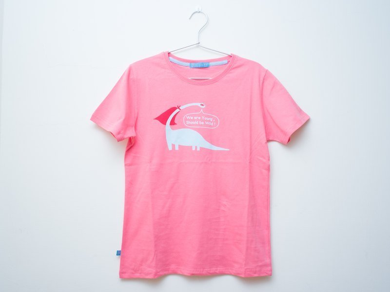 装年轻的孔龙超人 / Simple Life 官方T-shirt（此商品免运费！） - 女装 T 恤 - 其他材质 粉红色