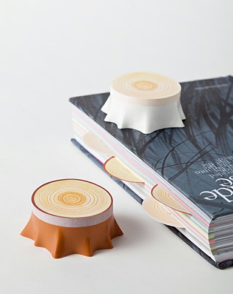 树木年轮便利贴(限量两色) - 贴纸 - 纸 白色