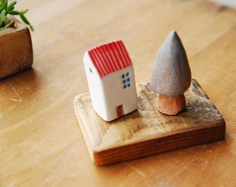 幸福微城市-陶瓷圣诞礼物D - 花瓶/陶器 - 瓷 金色