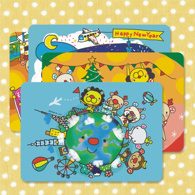 《Balloon》明信片-七款一组 - 卡片/明信片 - 纸 多色