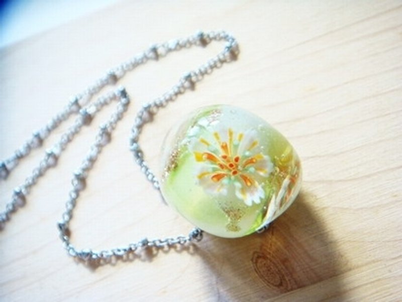 柚子林琉璃 - 技术x设计款 - 烟花 - 项链 - 玻璃 多色