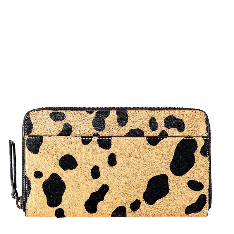 DELILAH 长夹_Wild Cat / 花猫 - 手拿包 - 真皮 咖啡色