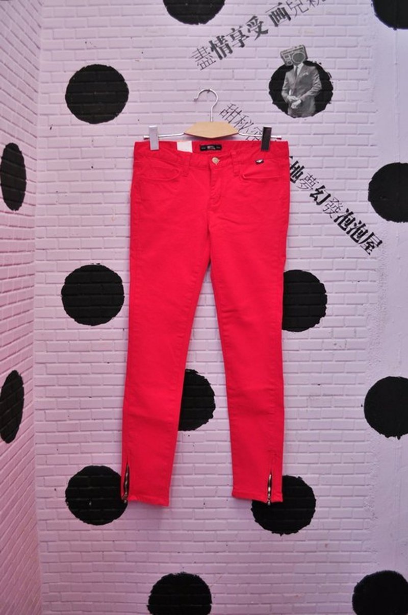 紧身派对．显瘦牛仔裤 - 女装长裤 - 其他材质 蓝色