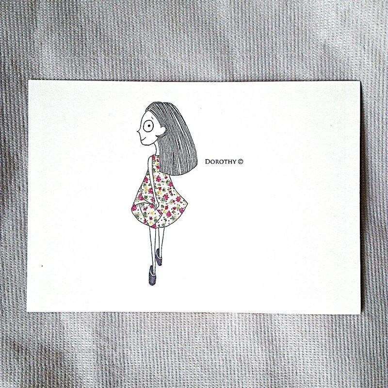 我在想你明信片-C016 - 卡片/明信片 - 纸 多色