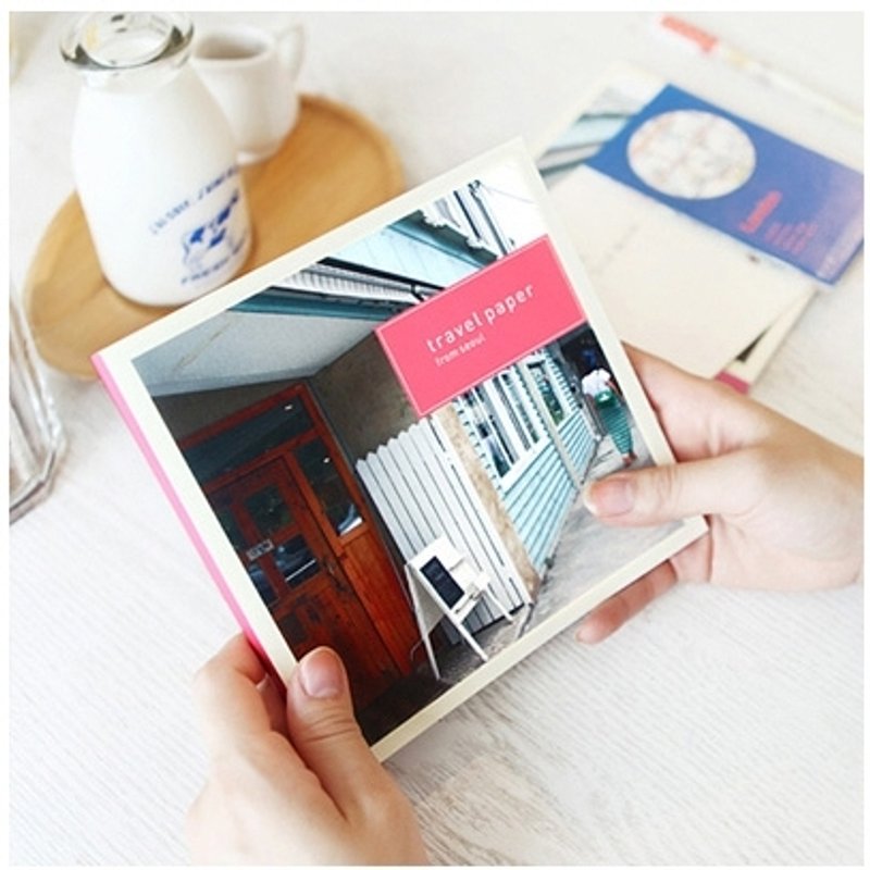 Dessin x Indigo-旅行方块笔记本-Seoul,IDG76410 - 笔记本/手帐 - 纸 多色