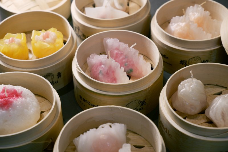 BeCandle 港式点心蜡烛 粉果 DIM SUM CANDLES 'FUN GOR' - 蜡烛/烛台 - 蜡 