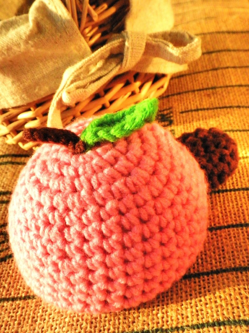 不能吃水果之粉红小蜜桃手镜 - 彩妆刷具/镜子/梳子 - 其他材质 粉红色