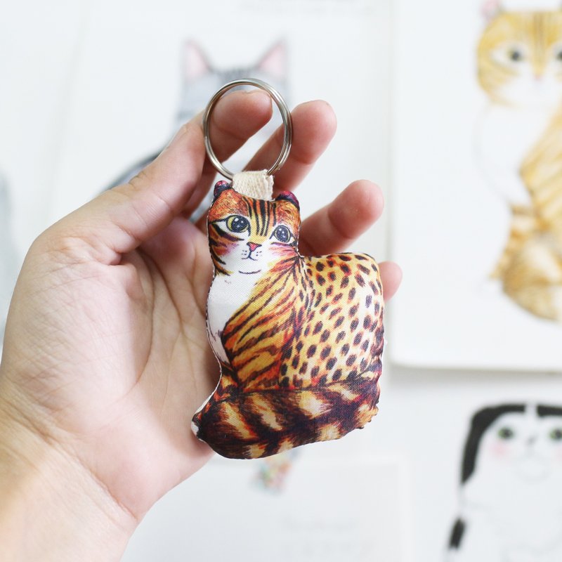 可爱钥匙串娃娃 - 钥匙链/钥匙包 - 其他材质 橘色