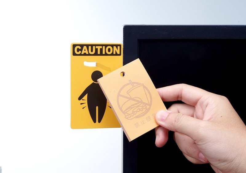 挂心便条纸 - 禁止喂食 - 便条纸/标签贴 - 纸 橘色