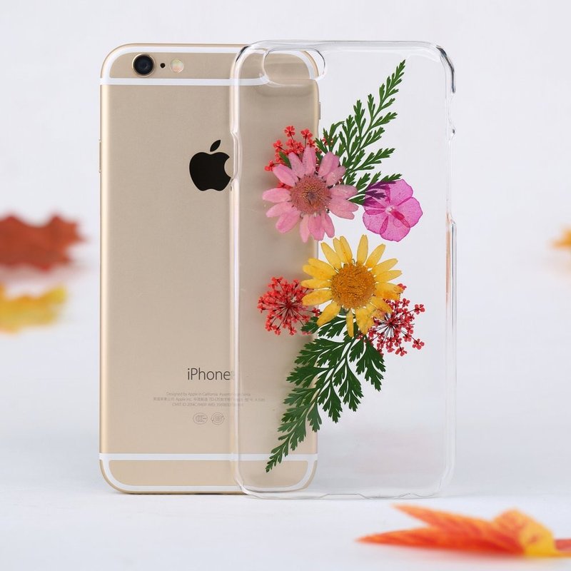 Samsung Case Samsung保护壳 iPhone保护套 Samsung手机保护壳 Flower iPhone Case Clear Samsung Galaxy Case - 手机壳/手机套 - 植物．花 多色
