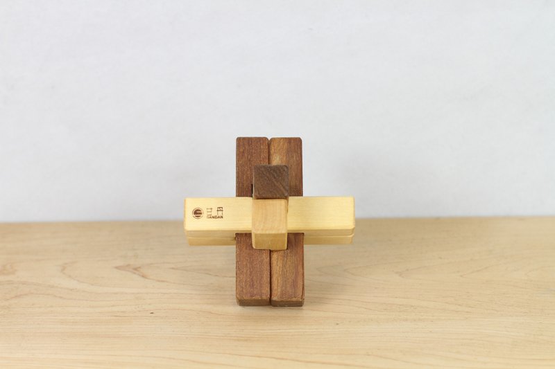 智慧 │练心锁系列／积木／益智│ - 摆饰 - 木头 咖啡色