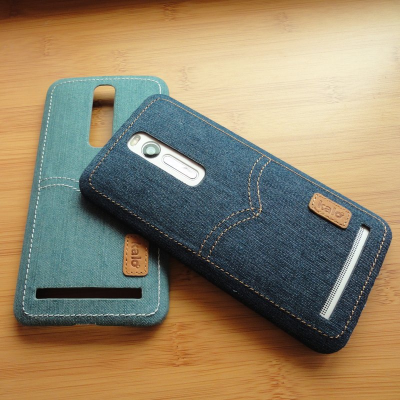 Kalo 卡乐创意 ASUS Zenfone2 5.5"丹宁牛仔保护壳 - 其他 - 其他材质 