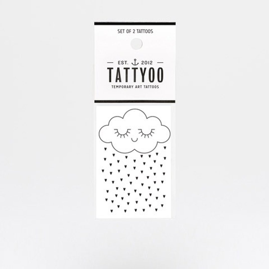 TENDERNESS CLOUD 刺青纹身贴纸 | TATTYOO - 纹身贴 - 纸 黑色