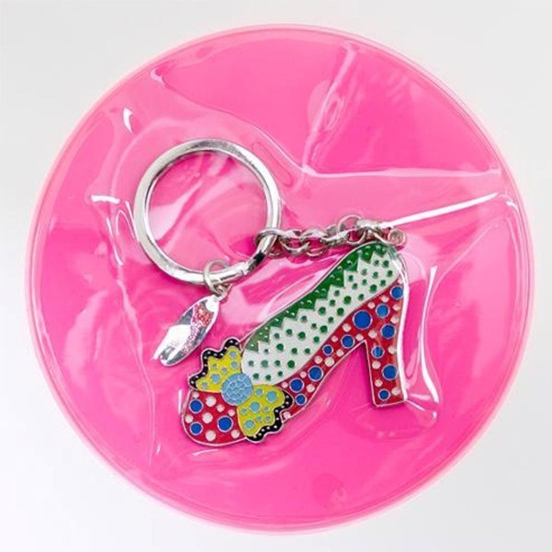 高跟鞋 / 钥匙圈 Key Ring - 草间弥生Yayoi Kusama - 钥匙链/钥匙包 - 其他金属 