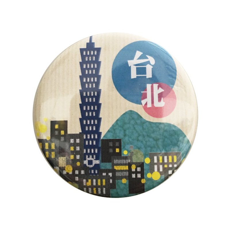 磁铁开瓶器-【台湾景点系列】-台北 - 冰箱贴/磁贴 - 其他金属 白色