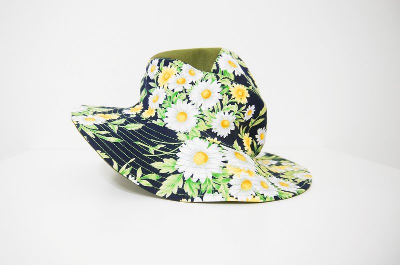 波浪双面大檐帽 萤火虫 - 帽子 - 其他材质 绿色