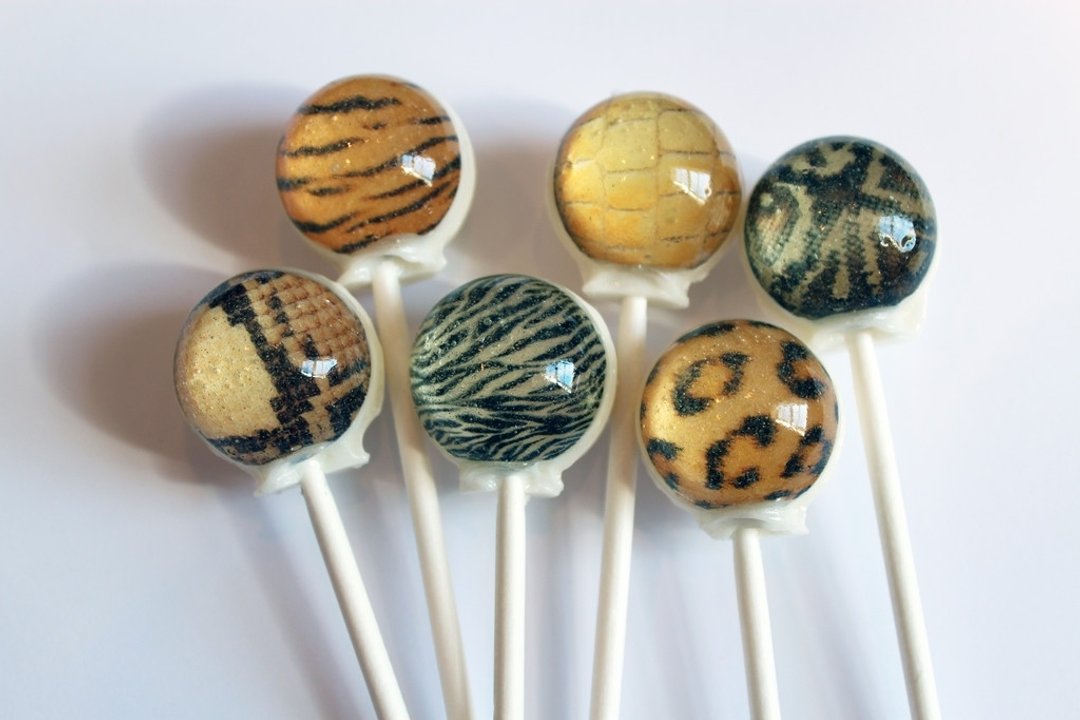 Vintage Confections animal print Lollipop 动物花纹棒棒糖 - 零食/点心 - 新鲜食材 多色