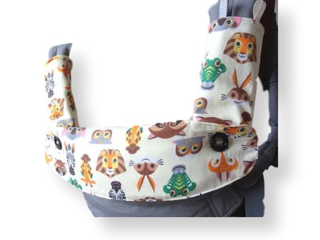 Ergo 360 / Adapt / Omni BIB, Drool Pads, 嬰兒背帶口水巾, Animal Faces - 其他 - 棉 黄色