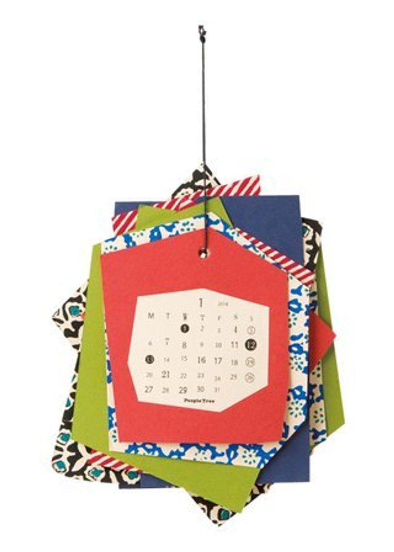 地球树fair trade-“木刻印系列”-"2014马年"手工纸年历(共12张)独家发售 - 年历/台历 - 纸 