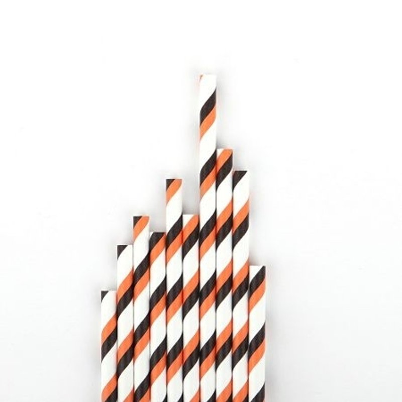 Dailylike 欢乐假期派对纸吸管(10入)-10南瓜橘,E2D83662 - 其他 - 纸 多色