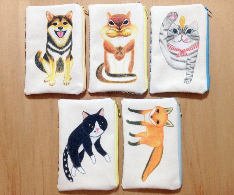 【限量材质】- 森林动物の收纳包。笔袋。化妆包 - A - 化妆包/杂物包 - 其他材质 