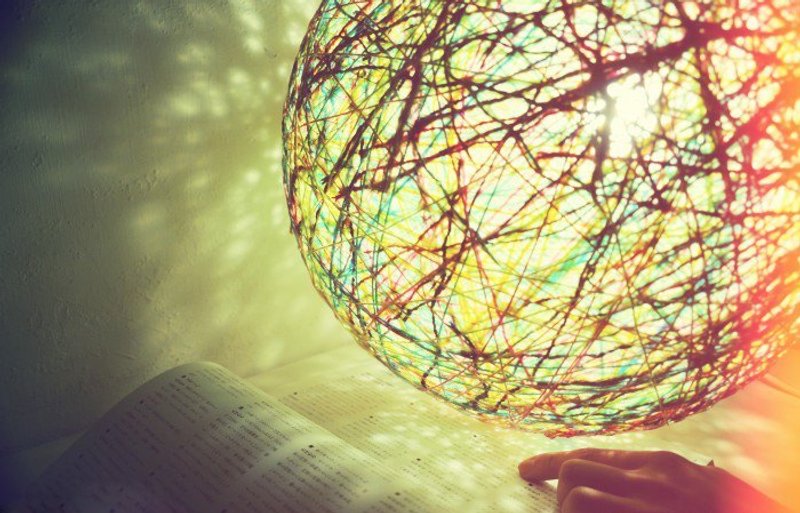 客制新手感灯罩(40x40cm) - 灯具/灯饰 - 其他材质 黄色